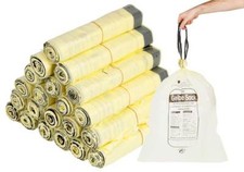 4 rouleaux (52 sacs) sac jaune