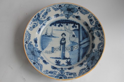 Assiette faïence delft - assiette,