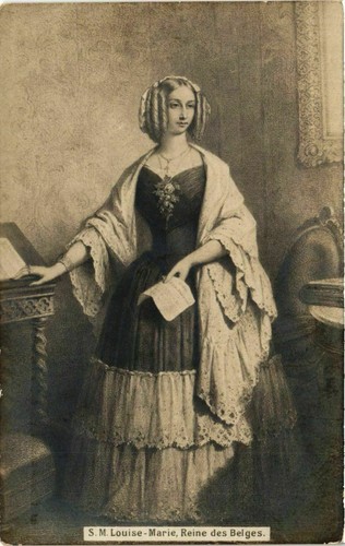 Cpa louis marie reine des - louis, marie,