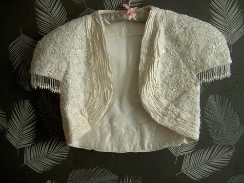 Beau boléro blanc dentelle - beau,