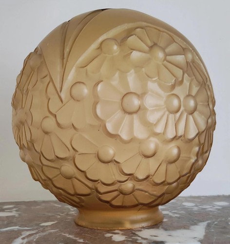 Globe rond art déco - globe, en