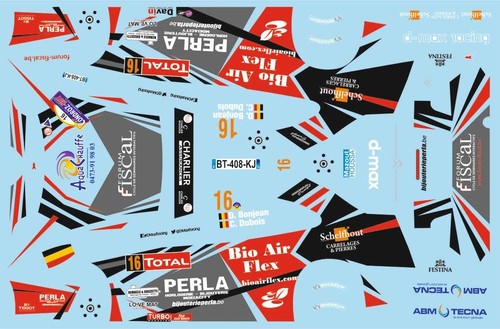 Decals citroën xsara - 1/43, wrc