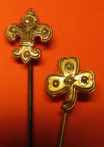 Epingles cravate anciennes - epingles,