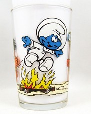 The Smurfs - Mesh Mustard Glass 1984 - Cosmosfturf & Les Schlips