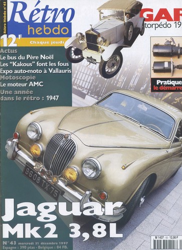 Retro hebdo 12 1997 - hebdo, n°43