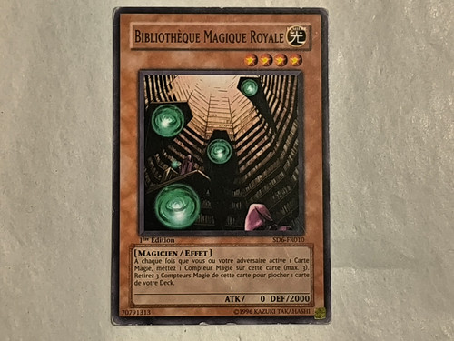 Carte oh bibliothèque - yu-gi-oh,