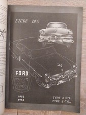 REVUE TECHNIQUE FORD V8 Type 8 Type 6 Cyl 1952 1953 FERGUSON TEA TEF Ess Diesel 