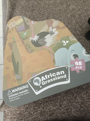 African grassland puzzle - african,