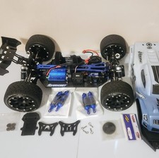 1/8 Carbon Fiber RC Truggy Custom Street Build 4S 150a ESC Belted Tire VRX Cobra