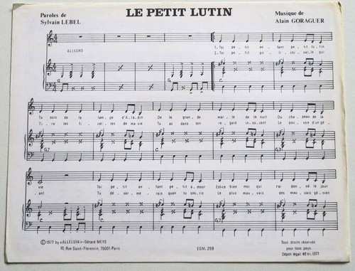 Partition sheet music isabelle - partition,