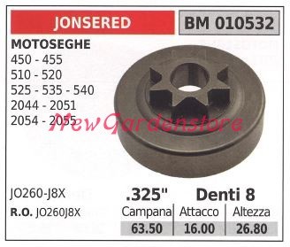 Pignon jonsered moteur - pignon,