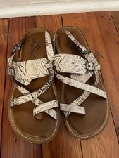 Patricia Nash Women Fidella Sandals Toe Ring Tooled Size 10