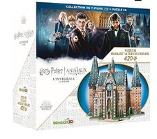 Coffret HARRY POTTER + ANIMAUX FANTASTIQUES 11 Films Blu-ray + Puzzle 3D NEUF