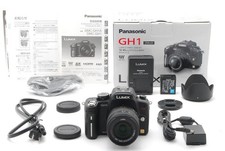 Mint Panasonic LUMIX DMC-GH1 12.1MP Mirrorless Camera Black w/14-45mm Lens Japan