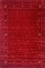 Tapis Rouge 100% Laine Fait