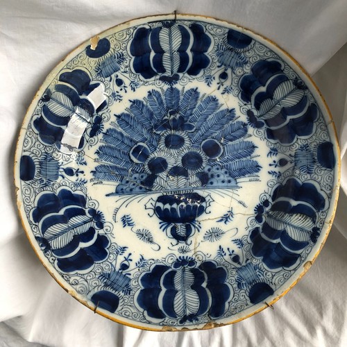 Plat faience delft 18 - de,