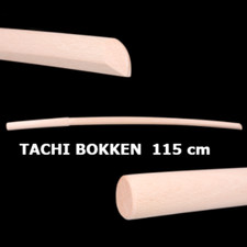 Escarpins Bokken 115 CM en Bois Hêtre Kenjutsu Aikido Iaido Iaito Suburito Kendo