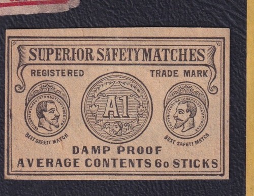 Antique match tag bn226188 - uk,