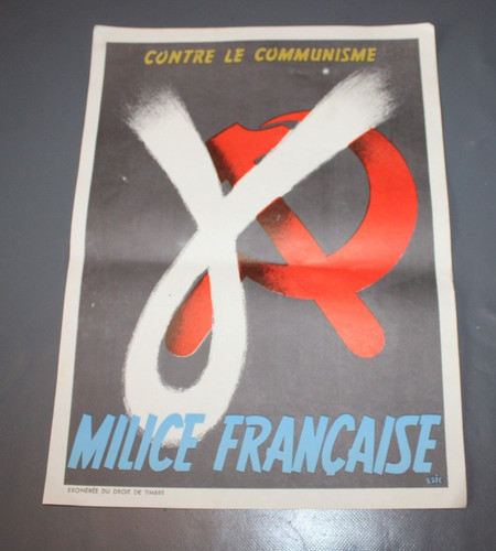 Affiche milice police - milice, ,police