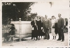 Young men women c. 1930 - Trouville Parc Urinoir Latrines