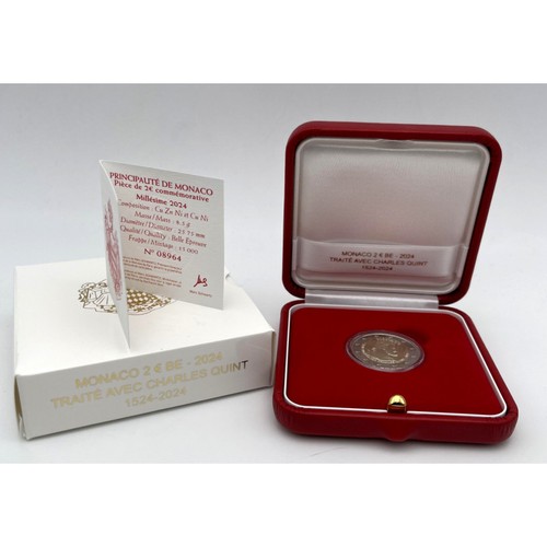Coffret euros monaco 2024 - coffret, be