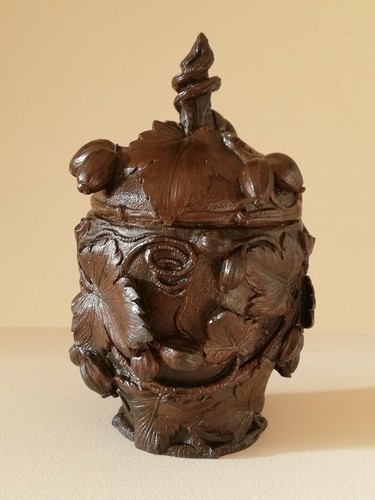 Pot tabac ancien bronze - à, en