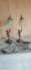 paire de lampes laiton