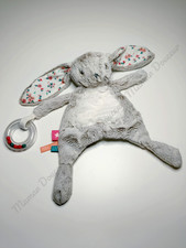 Doudou Plat Lapin Blanc