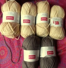 6 pelotes phildar MUSE