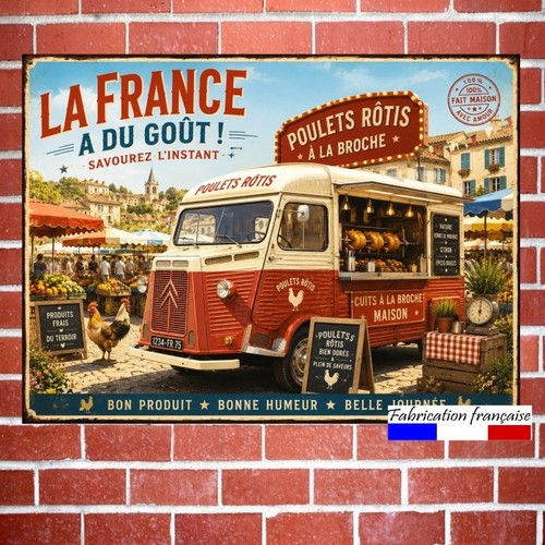 Plaque aluminium vintage - plaque,