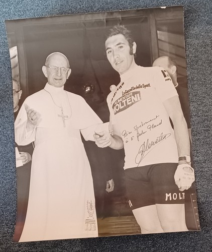 Cyclisme photo signée eddy - cyclisme,
