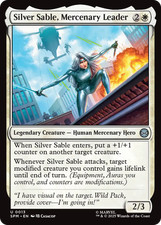 MTG Silver Sable, Mercenary Leader English SPM