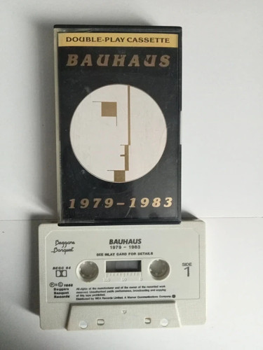 Cassette audio bauhaus - -,