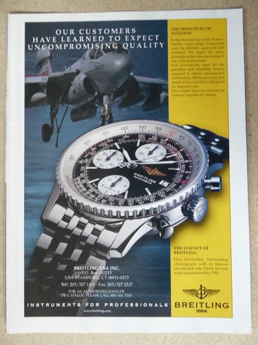 1999 pub breitling - pub, watches