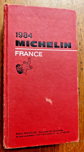 Guide michelin rouge 1984 - guide,