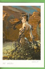 IZAC  ex libris BD  signé  tl