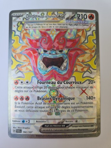 Carte pokémon orgepon - pokémon, masque
