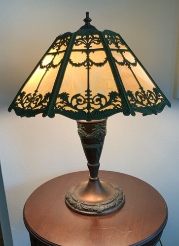 Art nouveau slag glass - nouveau,