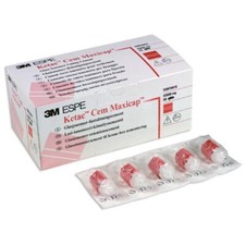 3M ESPE 56020 Ketac Cem Maxicap Glass Ionomer Luting Cement Capsules 50/Pk