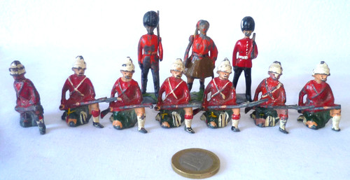 Anciens soldats plomb creux - soldats,