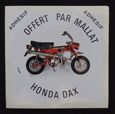 Honda DAX motorcycle sticker offered by Mallat adhesive sticker sticker