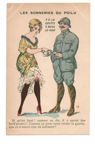 Poilu charme patriotique - .,