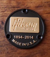 Les Paul back plate black gold