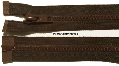 Vik fermetures éclair marron - vik,