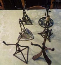 lot de 6 pieds de lampe fer