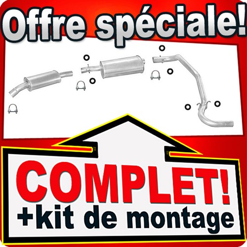 Ligne pot échappement pour - ligne,