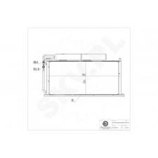 Pour Smart Roadster Coupé 0.7 Brabus Condensateur de Clim