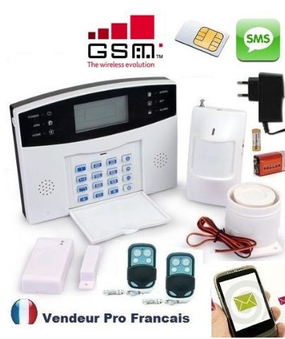 Kit alarme maison - fil, gsm