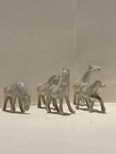 Lot 5 Figurines Chevaux Blancs