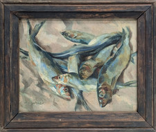 Nature morte SARDINES tableau